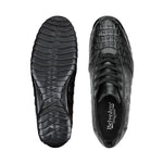 Belvedere Germano Caiman Crocodile Sneakers Black