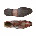 Belvedere Giuseppe Crocodile & Lizard Boots Antique Peanut