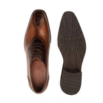 Belvedere Grant Caiman & Calfskin Oxfords Antique Almond / Chocolate