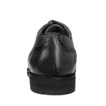 Belvedere Grant Caiman & Calfskin Oxfords Charcoal Black