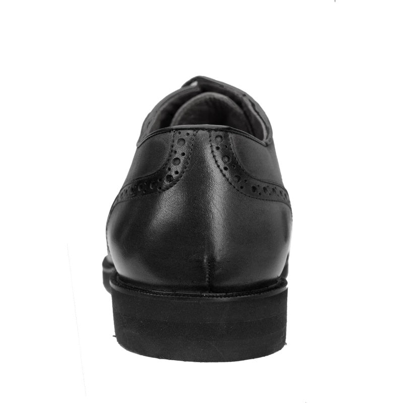 Belvedere Grant Caiman & Calfskin Oxfords Charcoal Black