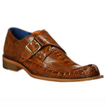 Belvedere Hunter Ostrich Leg / Calfskin Shoes Antique Burnt Amber