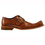 Belvedere Hunter Ostrich Leg / Calfskin Shoes Antique Burnt Amber