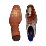 Belvedere Ivan Alligator Boots Peanut