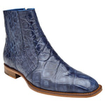 Belvedere Ivan Alligator Boots Sky Blue