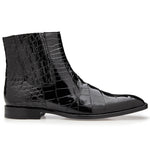 Belvedere Ivan Alligator Chelsea Boots Black