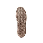 Belvedere Jacob Ostrich & Calfskin Sneakers Antique Cognac