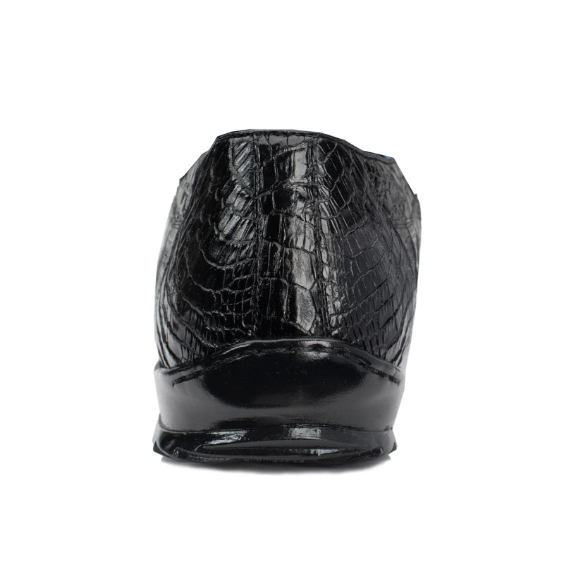 Belvedere Jasper Caiman Hornback Shoes Black