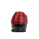 Belvedere Jasper Caiman Hornback Shoes Red