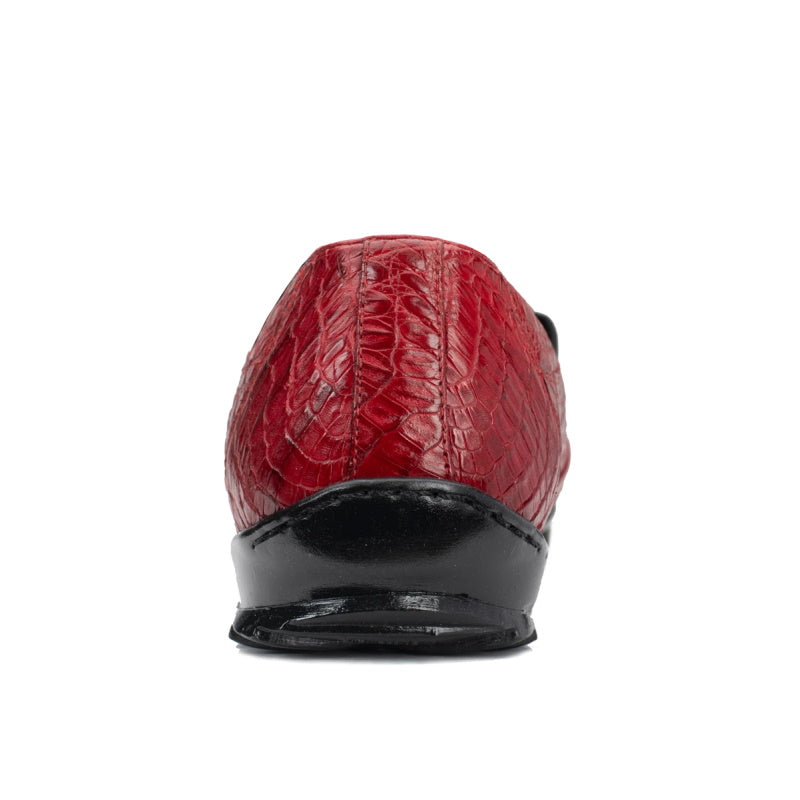 Belvedere Jasper Caiman Hornback Shoes Red