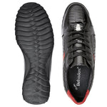 Belvedere Joel Crocodile & Calf Sneakers Black