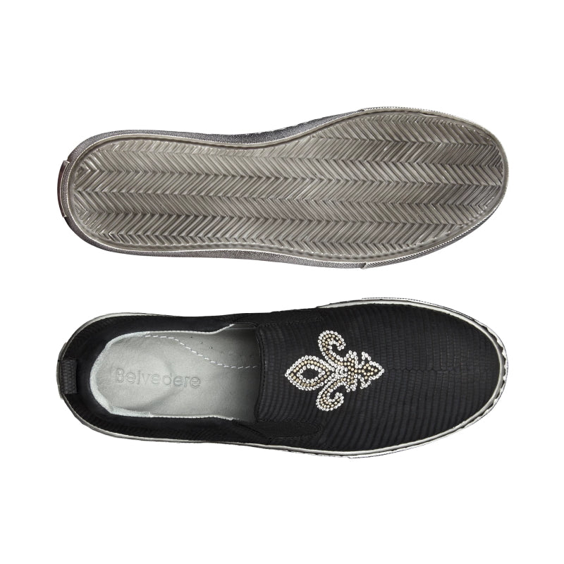 Belvedere Kane Lizard Sneakers Black