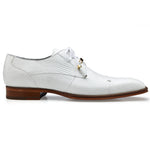 Belvedere Karmelo Lizard Shoes White