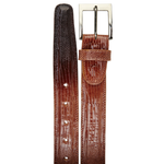 Belvedere Lizard Belt Antique Peanut