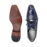 Belvedere Lorenzo Alligator Shoes Sky Blue