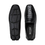 Belvedere Ostrich Shoes Black