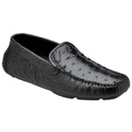 Belvedere Ostrich Shoes Black