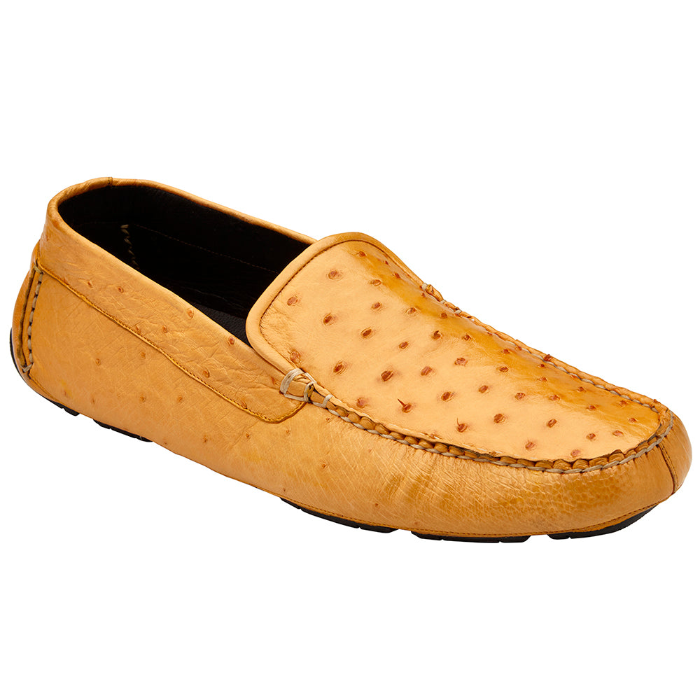 Belvedere Luis Ostrich Shoes Buttercup