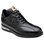 Belvedere Lupo Ostrich / Calfskin Sneakers Black