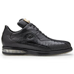 Belvedere Lupo Ostrich / Calfskin Sneakers Black