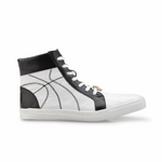 Belvedere Magic II Crocodile High Top Sneakers White/Black