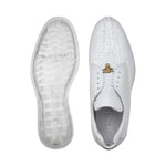 Belvedere Marcus Hornback Crocodile / Calfskin Sneakers White