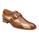 Belvedere Marte Genuine Ostrich Shoes Antique Camel / Antique Bone