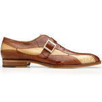 Belvedere Marte Genuine Ostrich Shoes Antique Camel / Antique Bone
