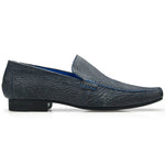 Belvedere Matteo Genuine Shark Loafers Blue Steel