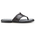 Belvedere Merlin Crocodile Patchwork Slippers Black Cherry