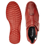 Belvedere Mikele Crocodile & Calf Sneakers Red