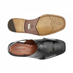 Belvedere Monza Eel Sandals Black