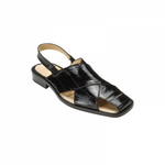 Belvedere Monza Eel Sandals Black