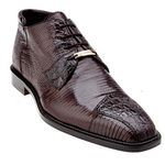 Belvedere Napoli Lizard & Crocodile Boots Brown