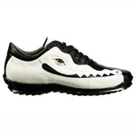 Belvedere Olaf Caiman Crocodile and Lizard Sneakers Black / White