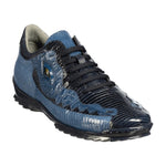 Belvedere Olaf Caiman Crocodile and Lizard Sneakers Navy / Blue Jean
