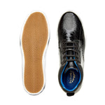 Belvedere Omar Genuine Ostrich Leg / Calfskin Sneakers Black