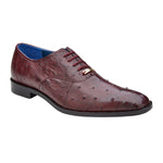 Belvedere Orlando Genuine Ostrich Shoes Antique Dark Burgundy