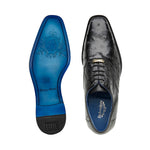 Belvedere Orlando Genuine Ostrich Shoes Black