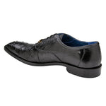 Belvedere Orlando Genuine Ostrich Shoes Black