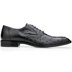 Belvedere Orlando Genuine Ostrich Shoes Black