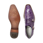 Belvedere Oscar Alligator Shoes Lavender