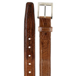 Belvedere Ostrich Leg Belt Antique Brandy