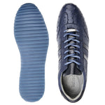 Belvedere Parker Leather Sneaker Navy Blue