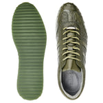 Belvedere Parker Leather Sneaker Olive