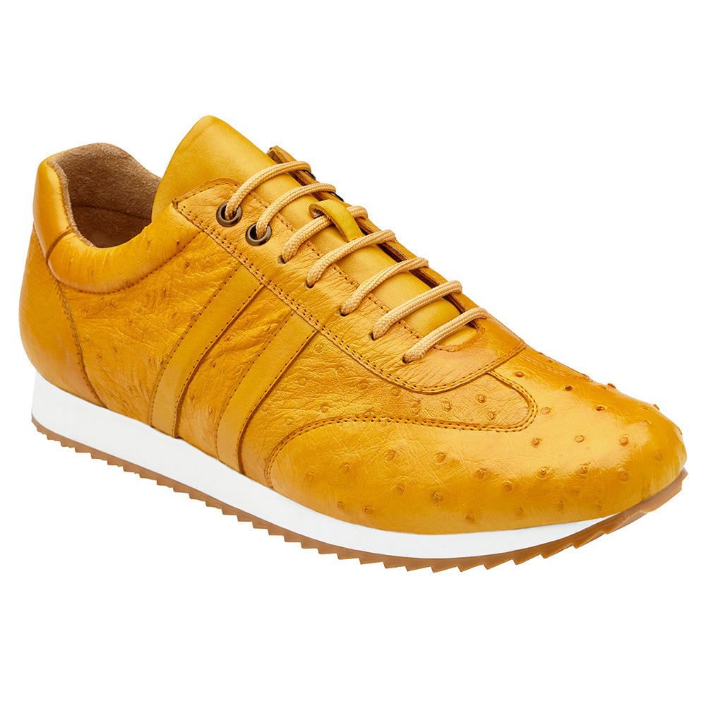 Belvedere Parker Ostrich Leg / Calfskin Sneakers Sunny