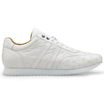 Belvedere Parker Ostrich Leg / Calfskin Sneakers White