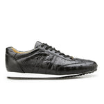 Belvedere Parker Ostrich Quill Sneakers Black