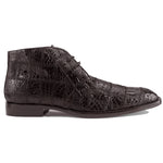 Belvedere Racer Patchwork Caiman Boots Chocolate