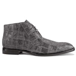 Belvedere Racer Patchwork Caiman Boots Gray